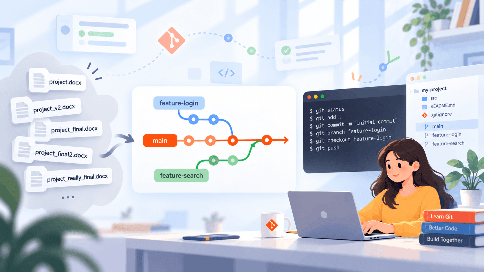 Cover Image for Git 101 - Basics